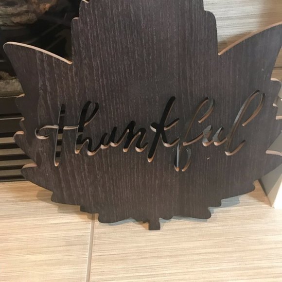 Micheals thanksgiving thankful wood sign - Picture 2 of 8